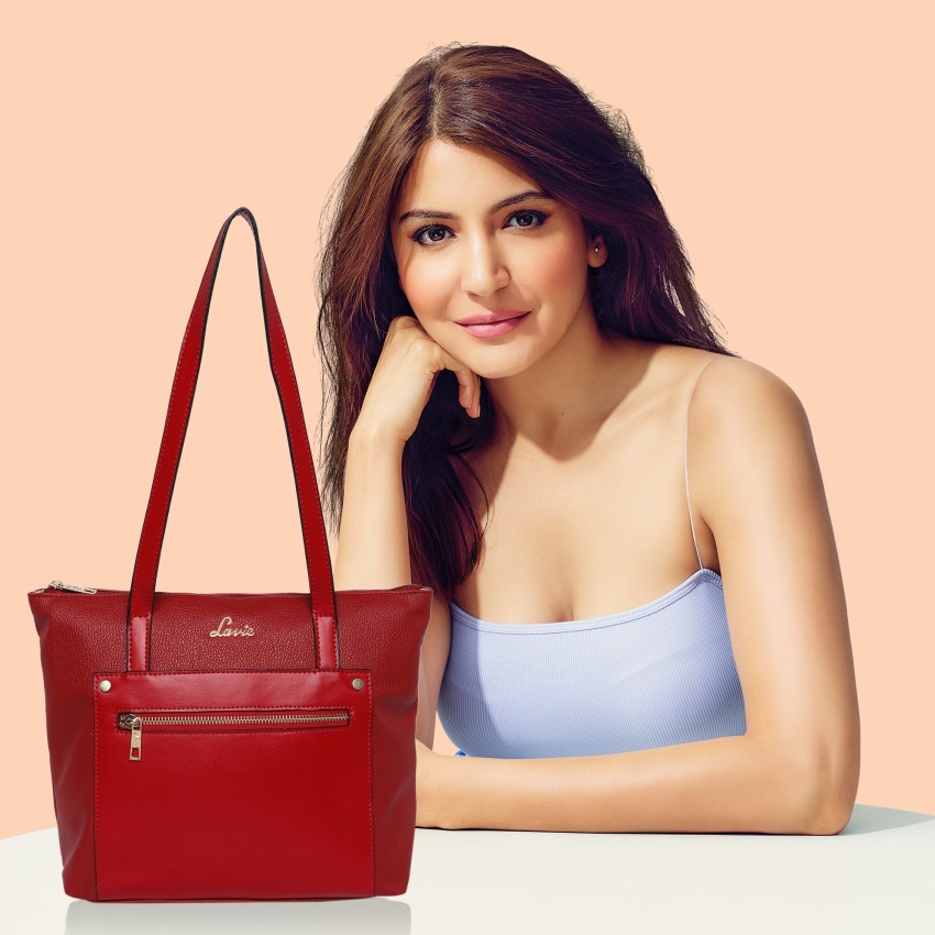 Buy LAVIE Women Red Handbag RED Online Best Price in India