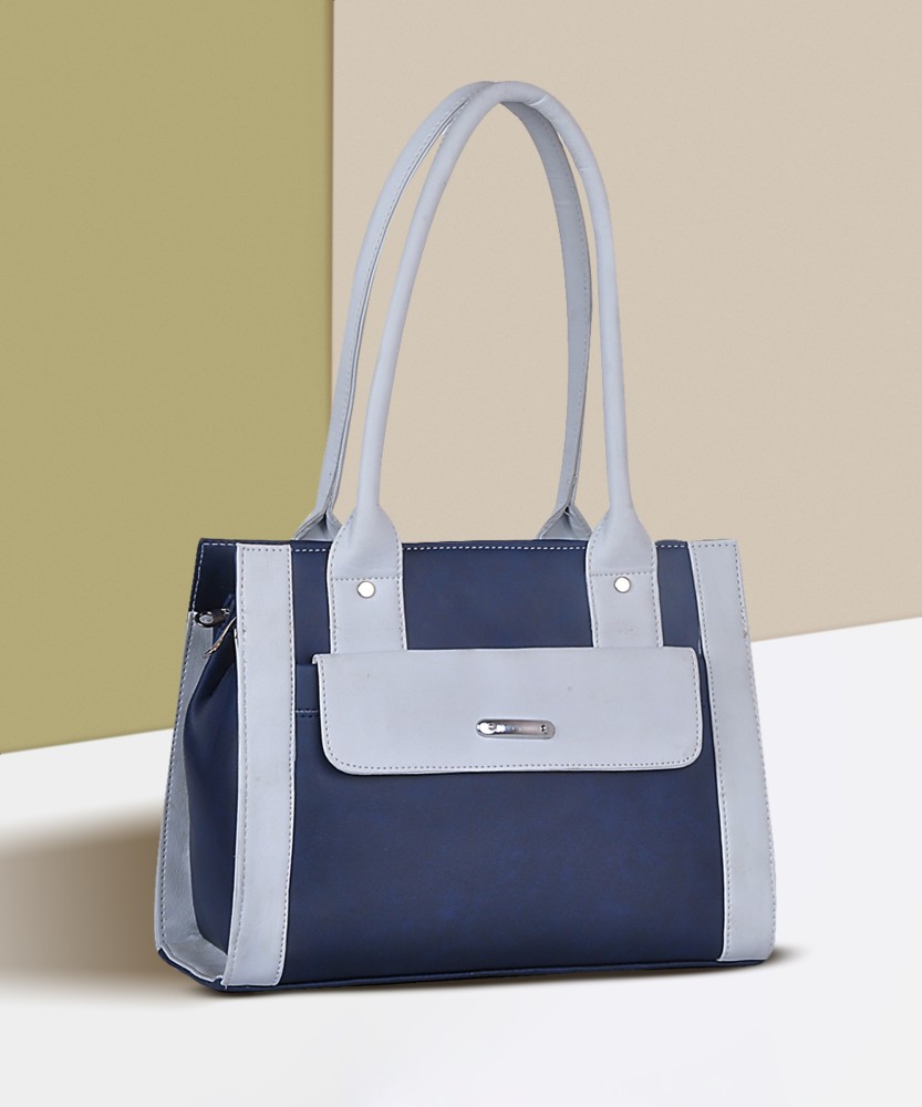 Buy Snappy Women Blue Grey Shoulder Bag Blue Grey Online Best Price in India Flipkart