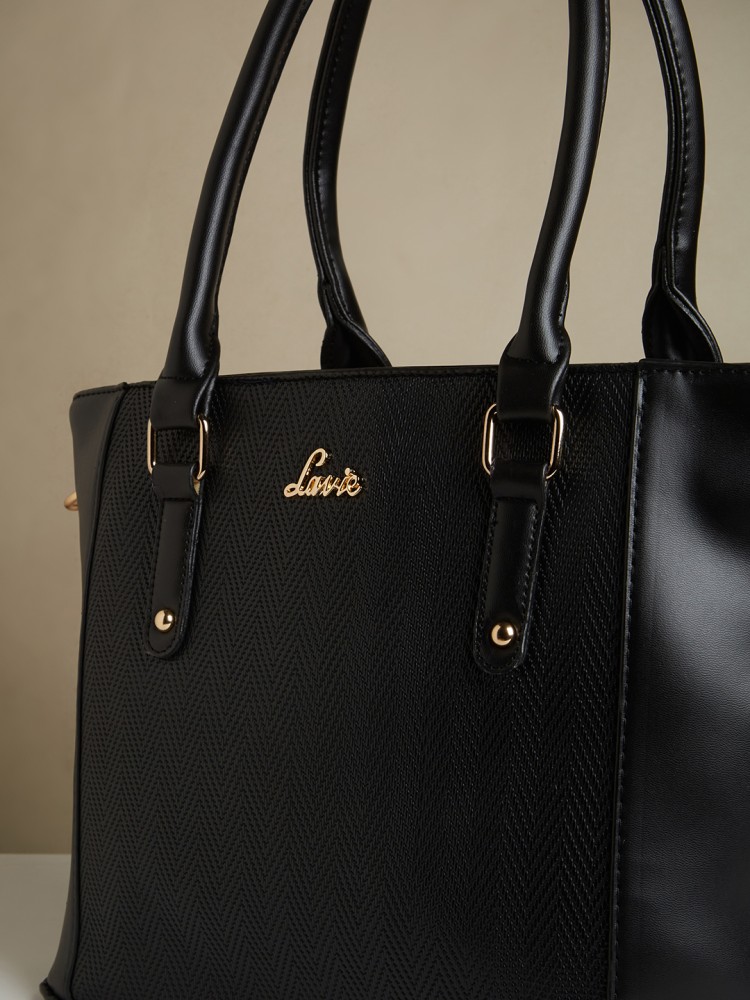 Buy LAVIE Women Black Tote BLACK Online Best Price in India