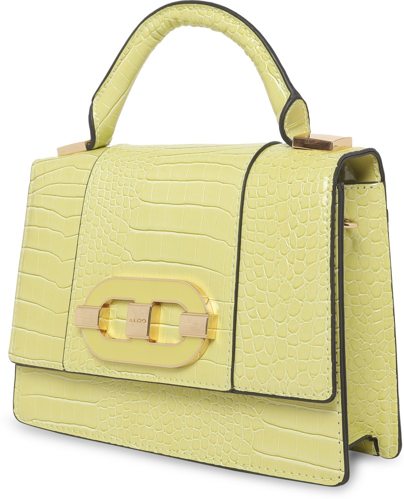 Aldo yellow sales handbag