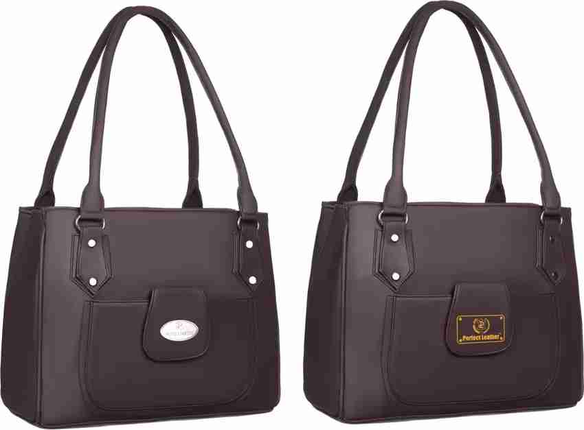 Buy perfect leather Women Beige Shoulder Bag Beige Online Best Price in India Flipkart
