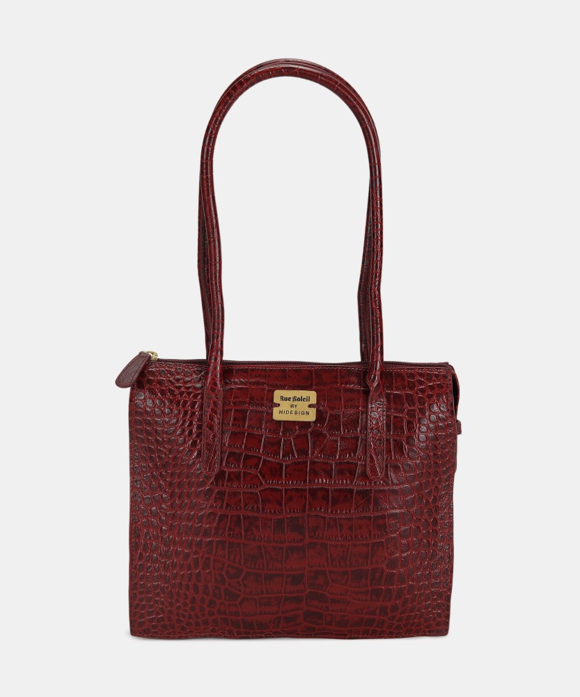 Buy Rue Soleil by Hidesign Women Maroon Shoulder Bag Maroon Online Best Price in India Flipkart