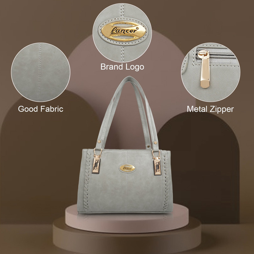 Buy LANCER Women Grey Hand held Bag Grey Online Best Price in India Flipkart