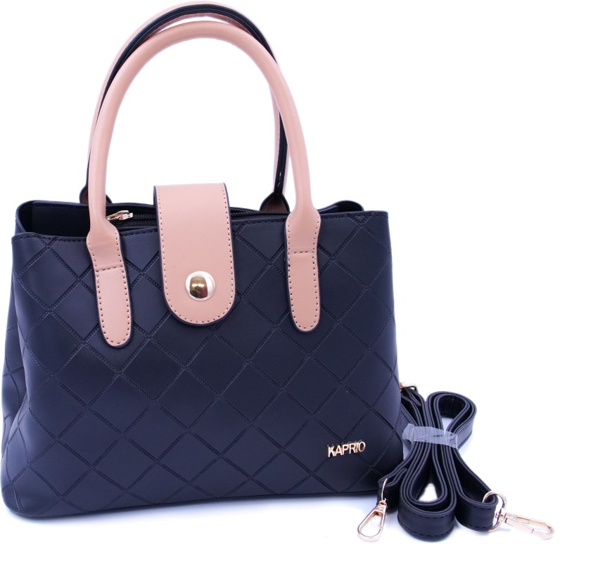 Buy KAPRIO Women Black Handbag BLACK Online Best Price in India Flipkart