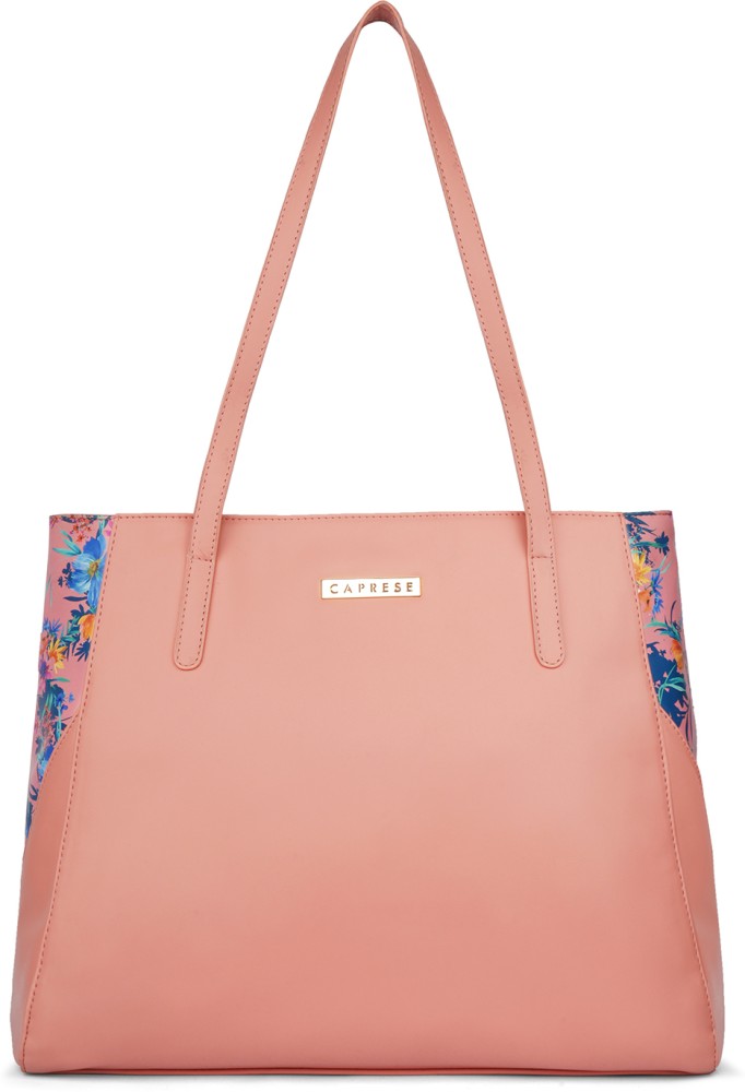 Buy Caprese Women Pink Satchel Coral Online Best Price in India