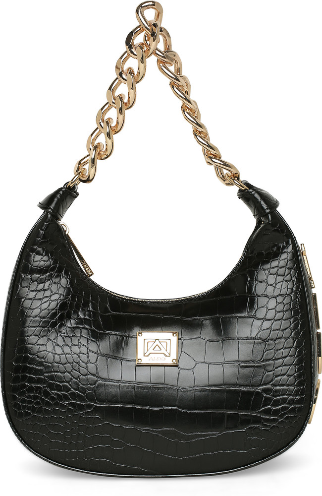 Aldo black leather 2025 purse