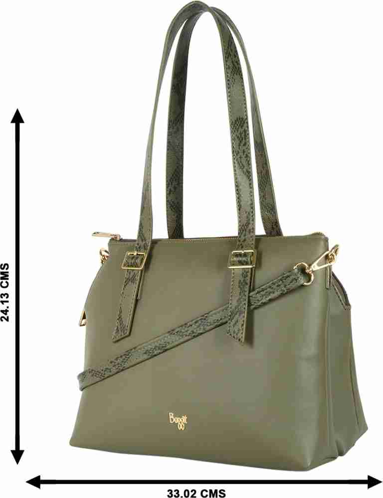 Buy Baggit Women Green Handbag Olive Online Best Price in India Flipkart