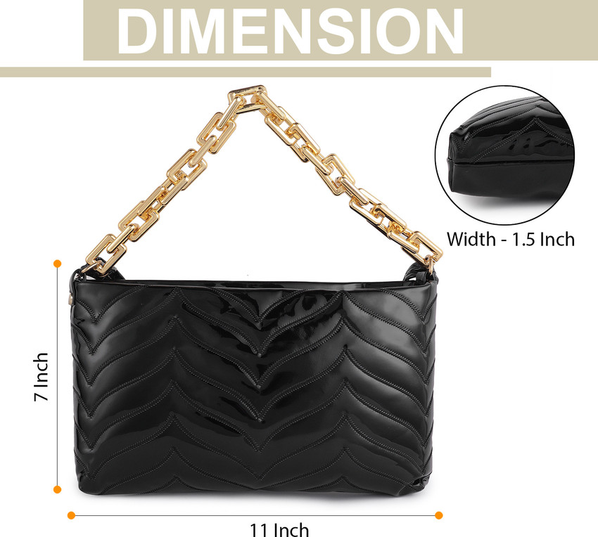 Buy Bag Pepper Women's PU leather handbags|shoulder bag with chain  strap|cross body shoulder bag with adjustable strap. Online at Best Prices  in India - JioMart.