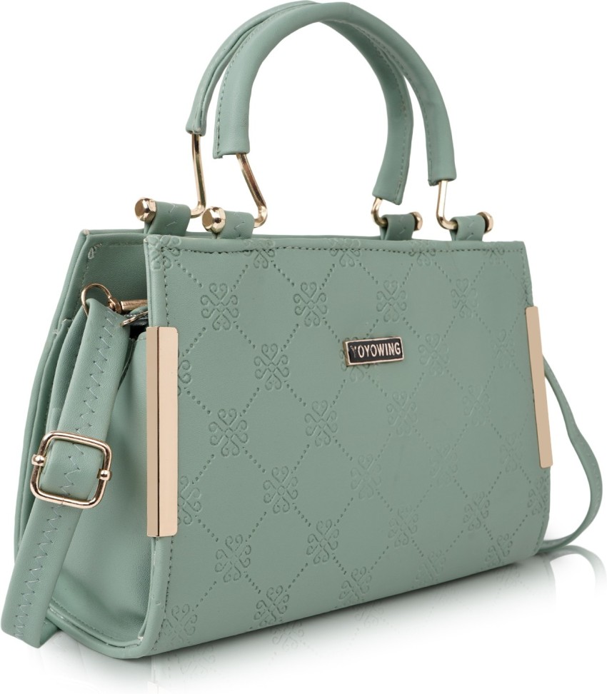 Buy YOYOWING Women Green Handbag PISTA Online Best Price in