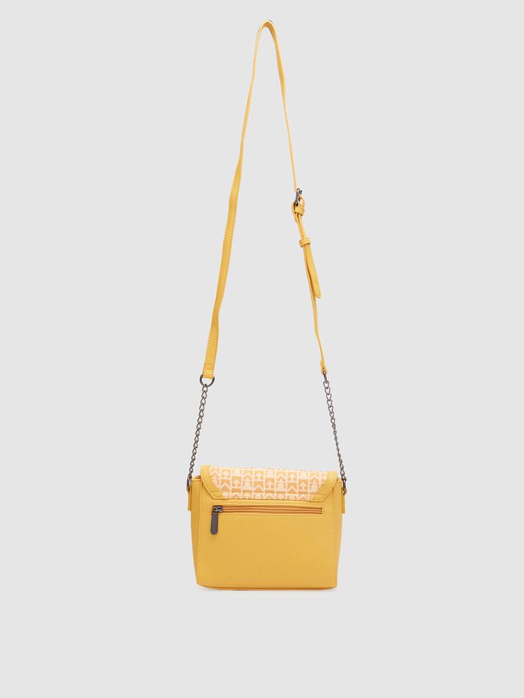 Buy Caprese Women Yellow Sling Bag Yellow Online Best Price in India Flipkart