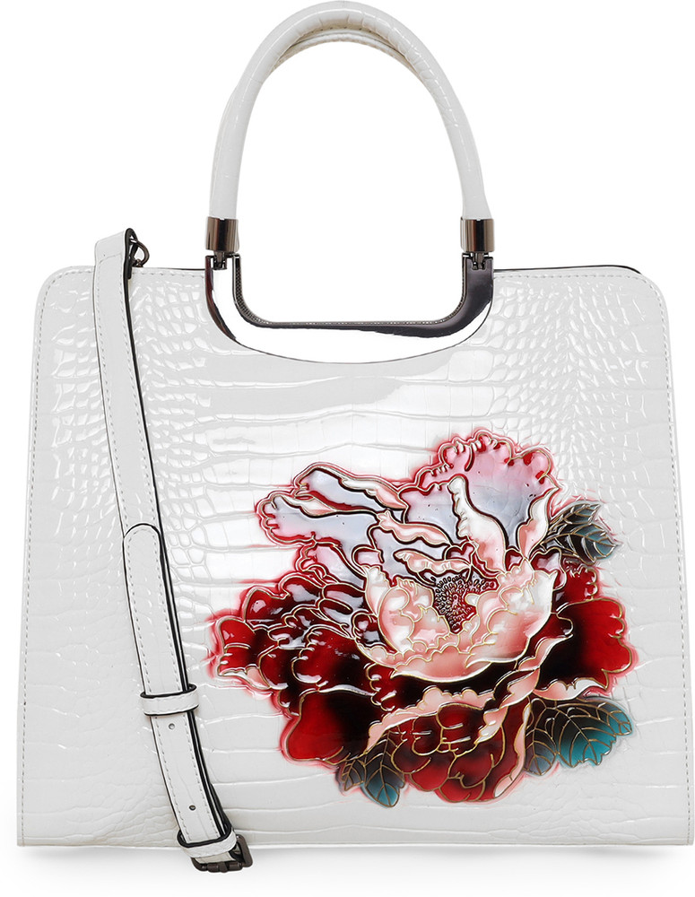 Buy ESBEDA Women White Hand held Bag White Red Online Best Price in India Flipkart