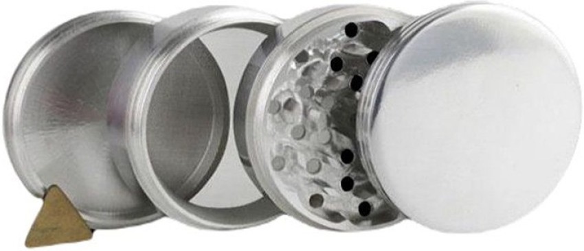 PUFF SMART Classic Metallic Herb Crusher/Grinder Small with Filter (Herb  Grinder/herb Crusher 50 mm) 1