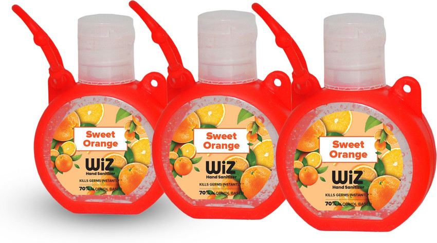 Orange hand discount sanitizer