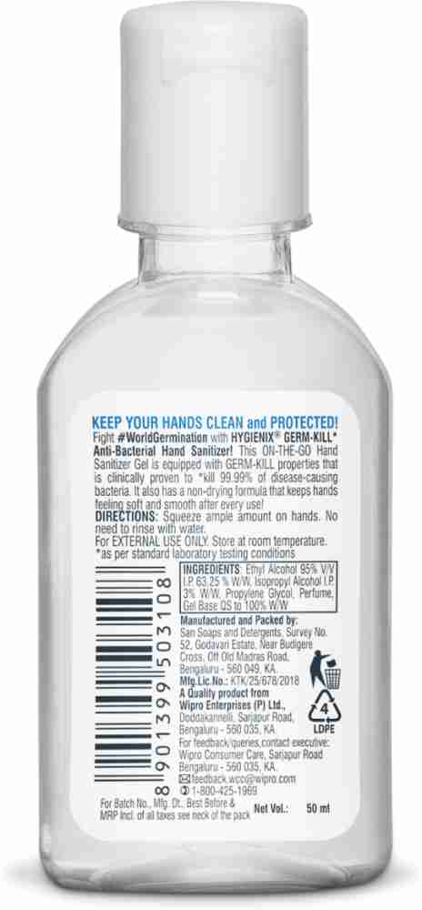 Hygienix store hand sanitizer