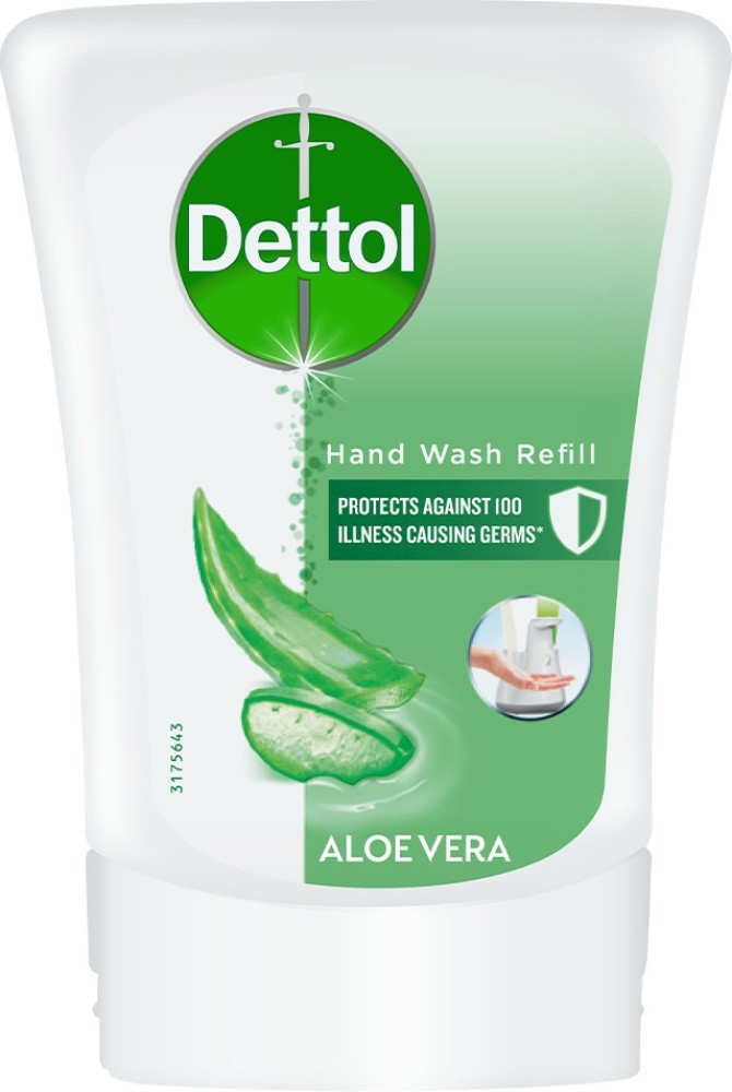 Dettol Recharge No-Touch Savon Antibactérien liquide Main Aloe Vera Action  Nettoyante, La Recharge de 250 ml, Lot de 5 - Cdiscount Au quotidien