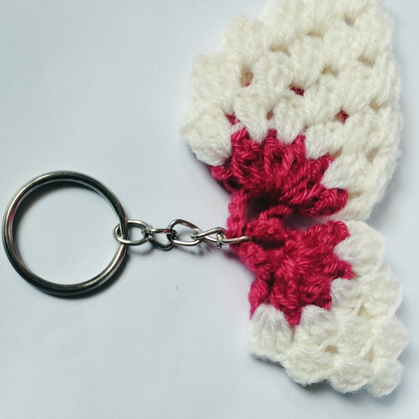 Woolen keychain on sale