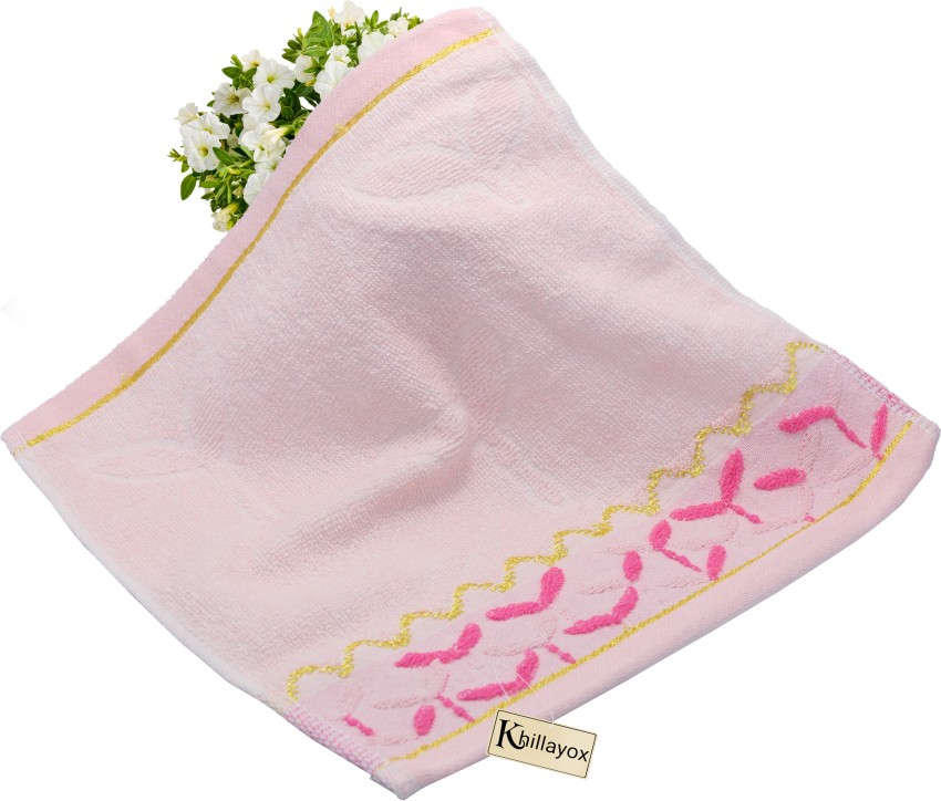 B.H Cotton Soft Face Towel For Women Girls And Kids, Multicolor