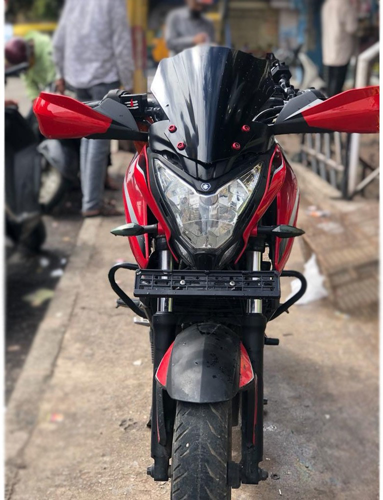 Sms traders Long Windshield BK 01 Bike Windshield