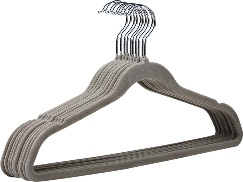 10pcs Non-slip Velvet Hangers Heavy Duty Velvet Suit Hangers With