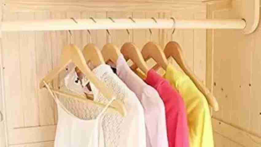 NIL PLASTIC Wooden Hanger for Clothes Hanging  Hangers for Wardrobe and  Cupboard Plastic Shirt Pack of 6 Hangers For Shirt Price in India - Buy NIL  PLASTIC Wooden Hanger for Clothes