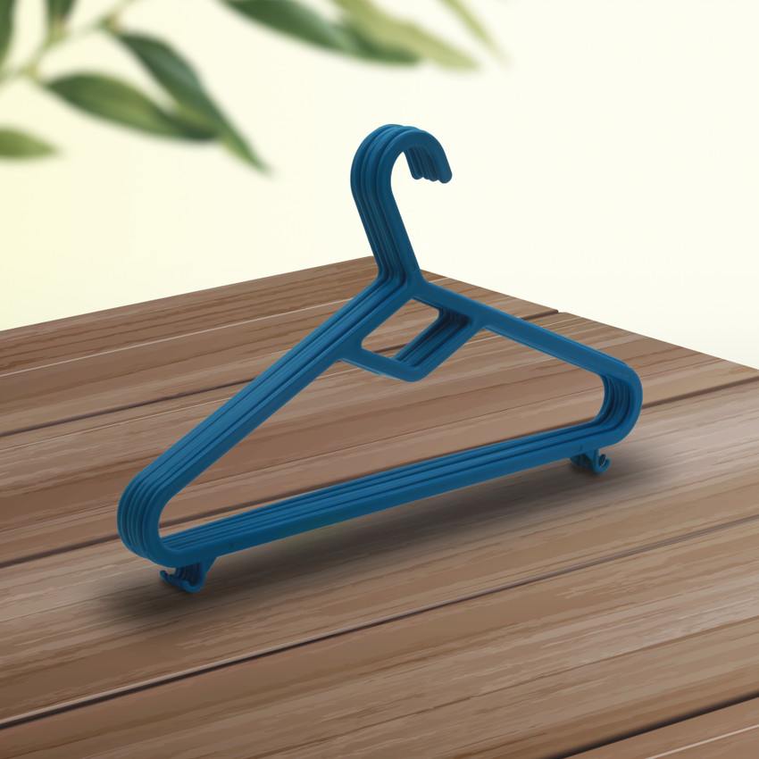 Jaycee Multipurpose Flat Plastic Hanger Closet Hanger Space Saver Storage Hanger Plastic Shirt Pack of 6 Hangers For Shirt