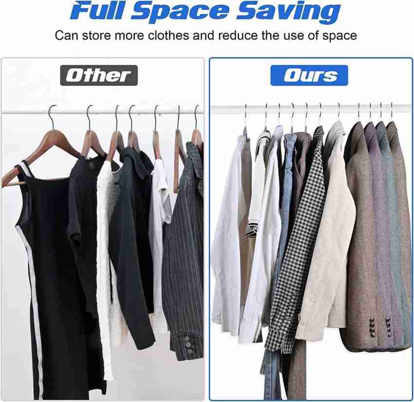 How to use: Space Saving Hanger, textile, clothing