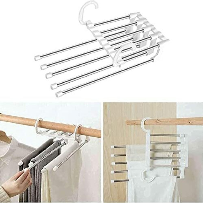 Q1 Beads 5 Ball pin Hooks Wall Drope Hanger/Shop/Showroom Display Hook Rail  bar for Clothes/Kitchen/Mobile Pack of 2 -Heavy Duty Wall Mount with  Hardware Fittings Hook Rail 5 Price in India 