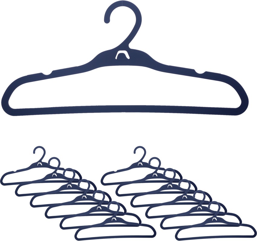 Kienlix Plastic Hangers Heavy Duty Dry Wet Clothes Hangers Plastic Dress  Pack of 2 Hangers For Dress - Price History