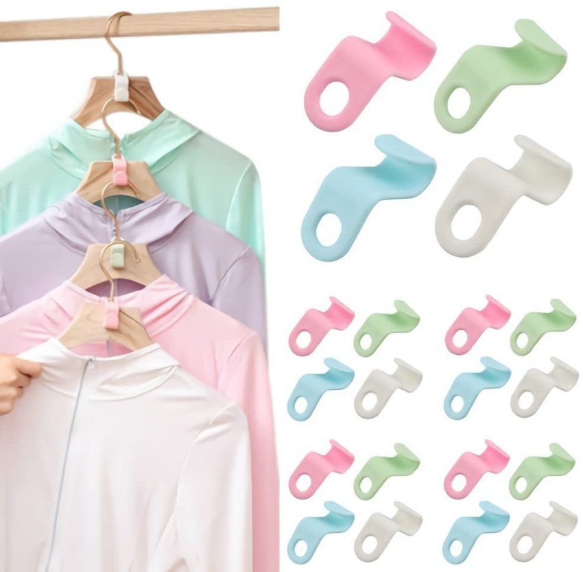 Clothes Hanger Connector Hooks Space Saving Cascading Hangers