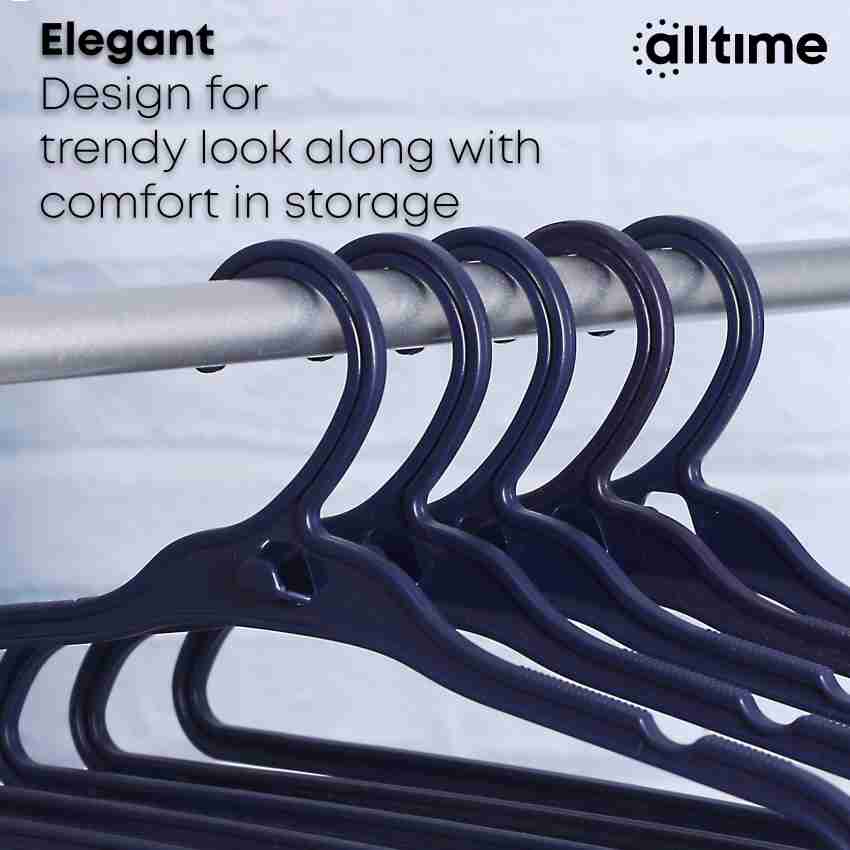 Kienlix Plastic Hangers Heavy Duty Dry Wet Clothes Hangers Plastic Dress  Pack of 2 Hangers For Dress - Price History