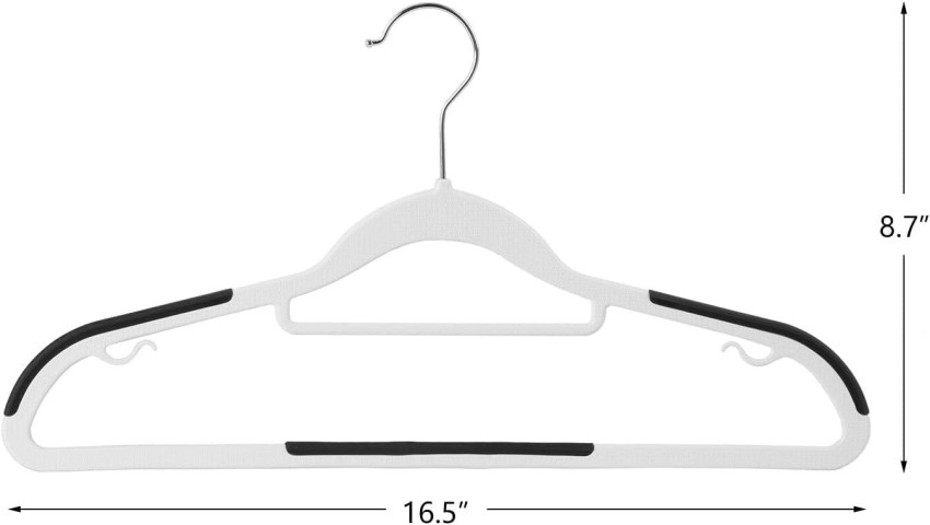 Buy Heavy-duty plastic hangers 10 pcs Online in India