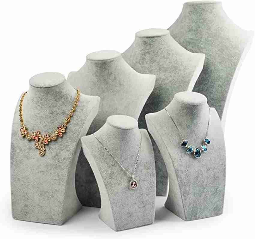 Triock Grey Velvet Jewelry Necklace Display Stand 10 Inch Jewellery Organizer Price in India Buy Triock Grey Velvet Jewelry Necklace Display Stand 10 Inch Jewellery Organizer online at Flipkart