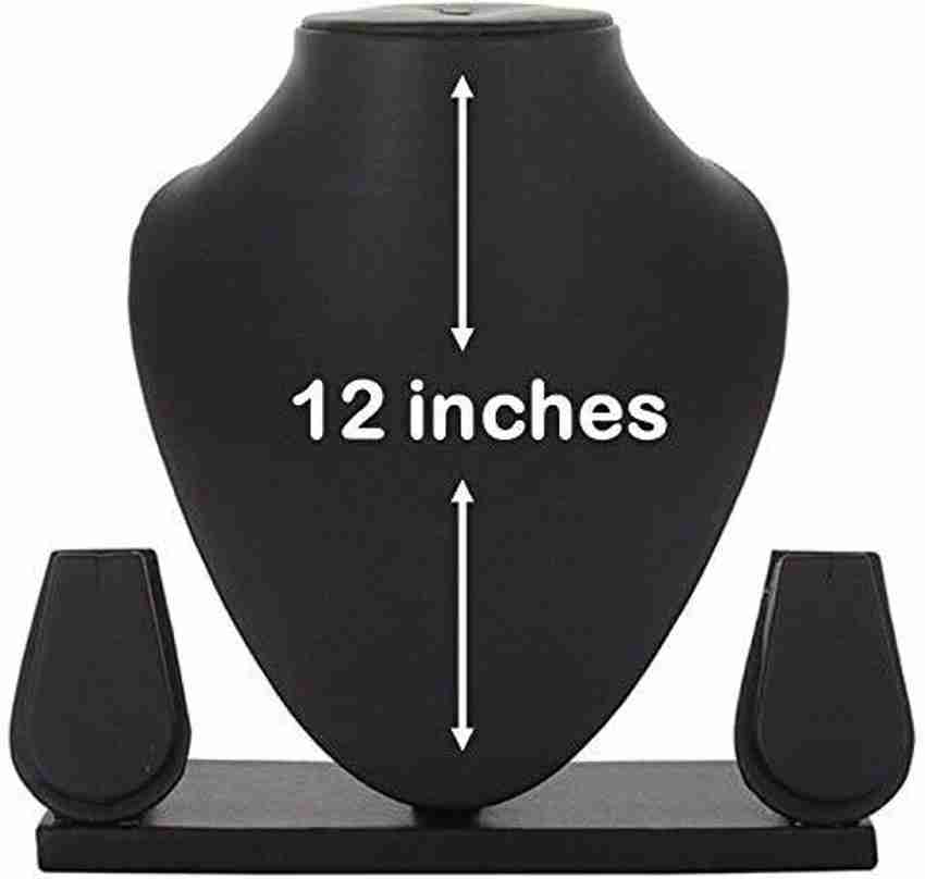Black necklace display stands hot sale
