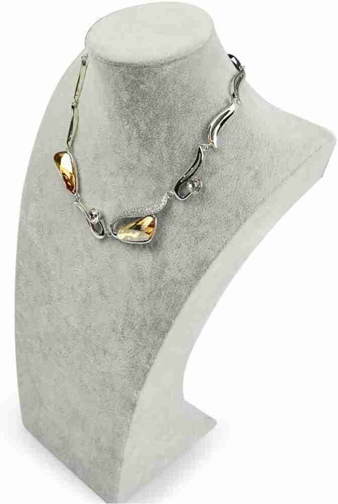 Triock Grey Velvet Jewelry Necklace Display Stand 10 Inch Jewellery Organizer Price in India Buy Triock Grey Velvet Jewelry Necklace Display Stand 10 Inch Jewellery Organizer online at Flipkart