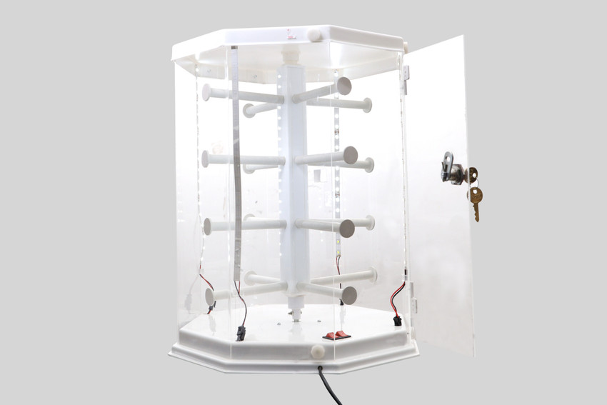 Triock Electric Bangle Rotating Display Stand 16 Tower ON OFF