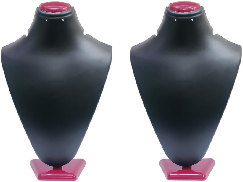 Black necklace stand cheap