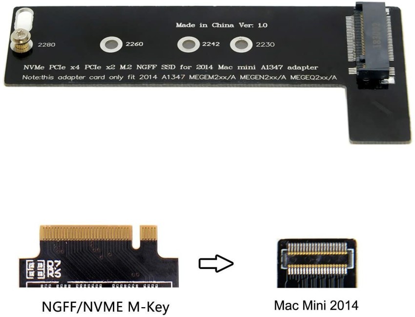 EDOX - Adaptateur M.2 PCIe NVMe > SSD U.2 PCIe 2,5
