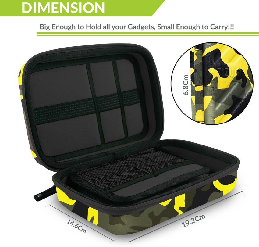 Tizum Gadget Organiser 2.5 inch Portable Electronic Travel Gadgets