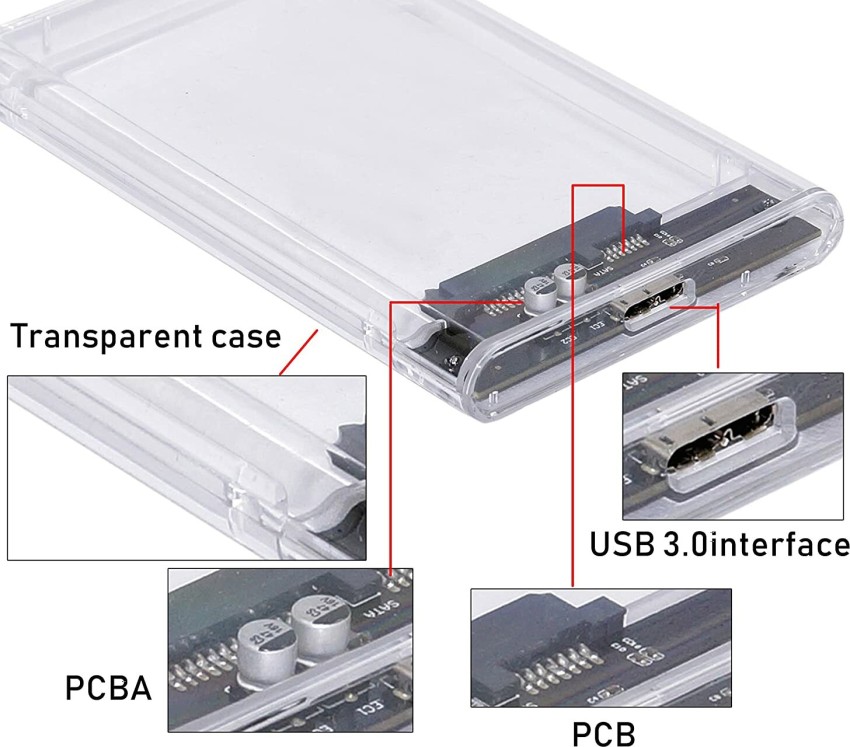 STORITE Disque dur externe portable ultra fin 1 To – USB 3.0