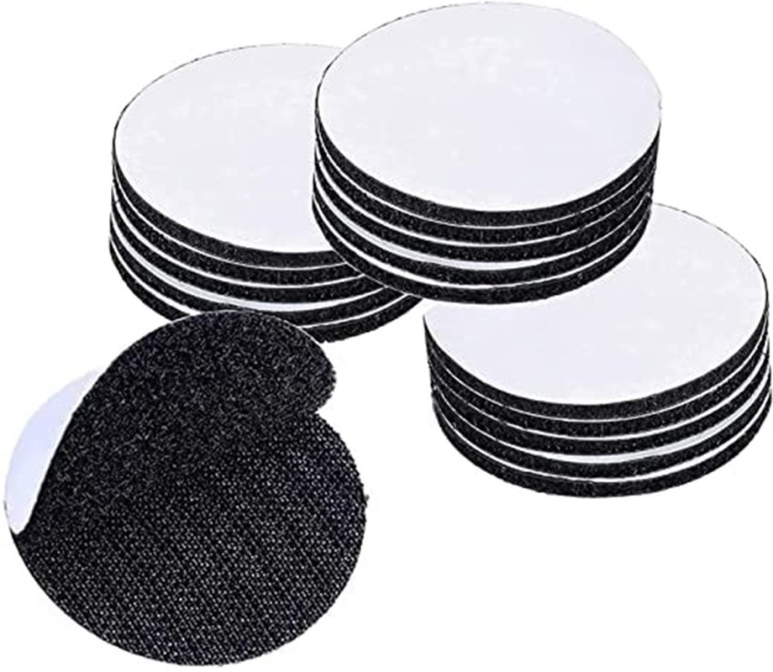 NIRMATSARAY Hook Loop Tape, Round Velcro Tape Dots, Double Sided Adhesive  Velcro 5 cm Anti Slip Tape Price in India - Buy NIRMATSARAY Hook Loop Tape,  Round Velcro Tape Dots, Double Sided