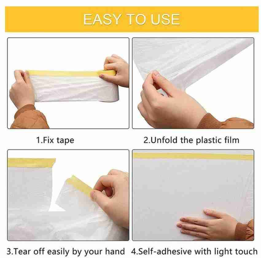 Decowall Tape and Drape, Assorted Masking Paper for Automotive