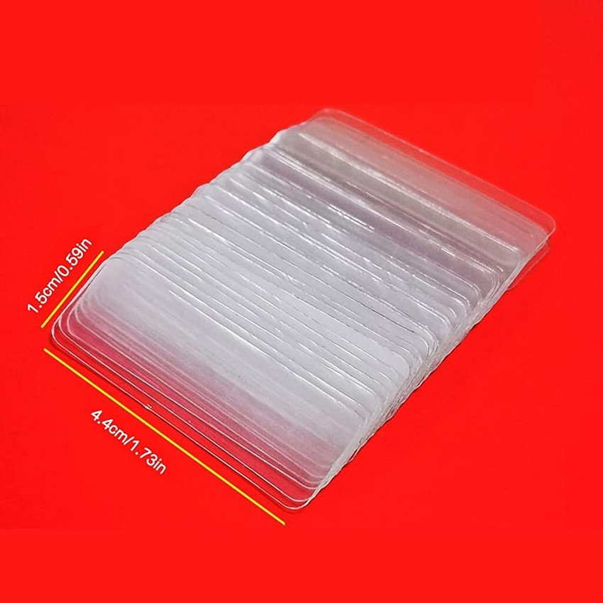 10/20PCS Powerful Double Sided Stickers Tape 6*6cm Self-adhesive  Transparent Square Sticky Pads