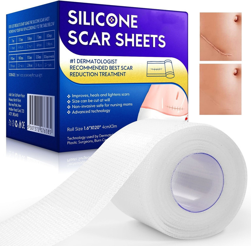 HASTHIP Silicon Gel Sheet for Scars Transparent Medical Silicone