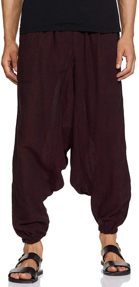 YZEDYIU Cotton Linen Harem Pants Men Solid Elastic India  Ubuy