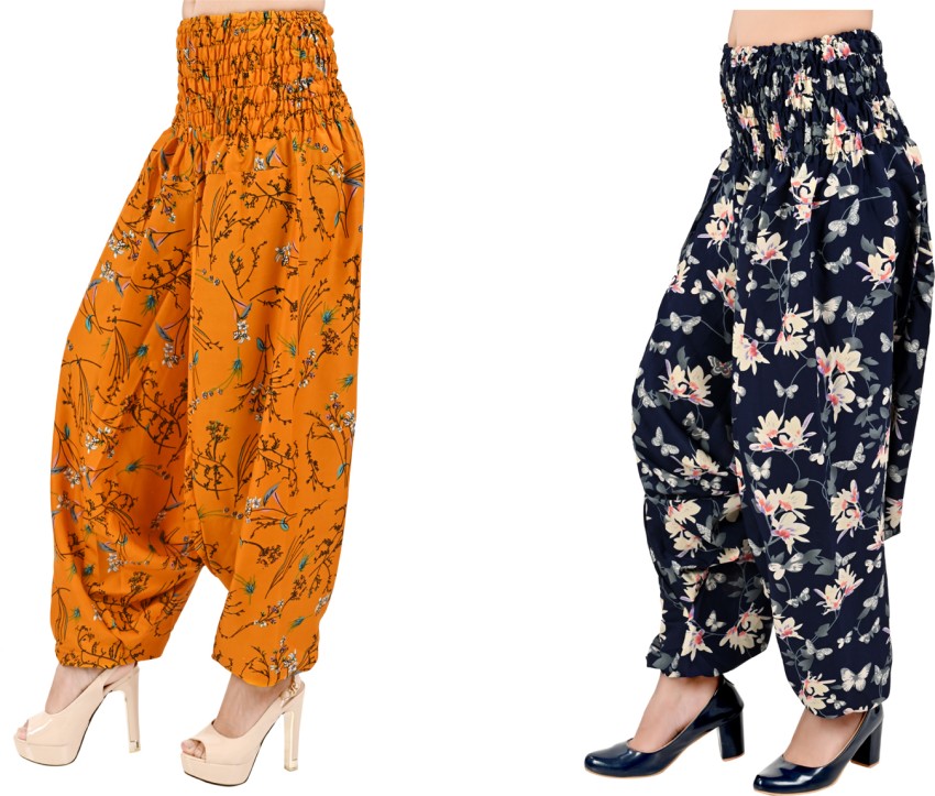 Aileyis Printed Striped Polyester Women Harem Pants  Buy Aileyis Printed  Striped Polyester Women Harem Pants Online at Best Prices in India   Flipkartcom