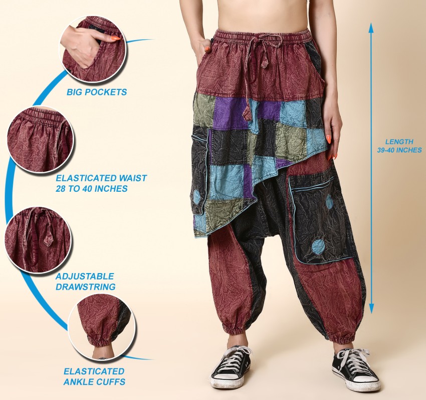 Harem Pants with Elasticated Waist