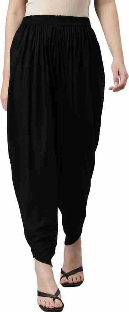 GO COLORS Solid Viscose Women Harem Pants - Buy GO COLORS Solid Viscose  Women Harem Pants Online at Best Prices in India