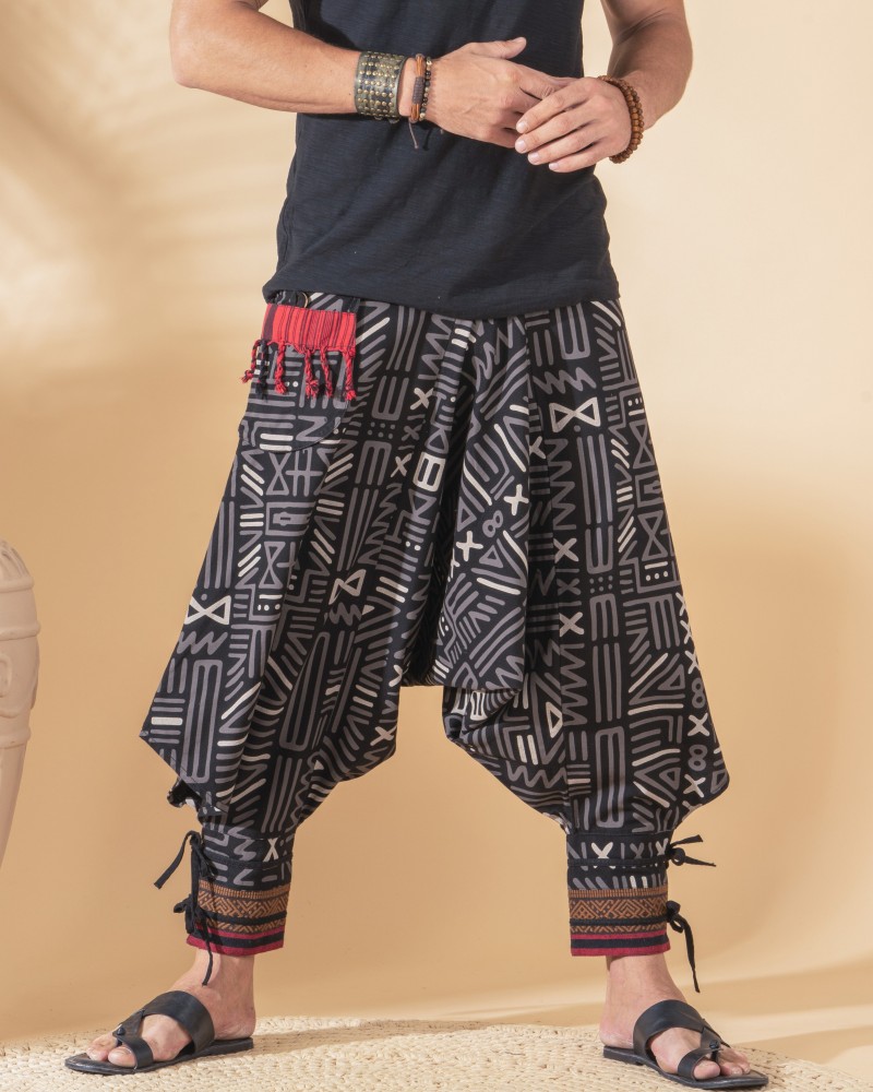 Buy Unisex Solid Color Harem Pants With Pockets Bohemian Pants Online in  India  Etsy