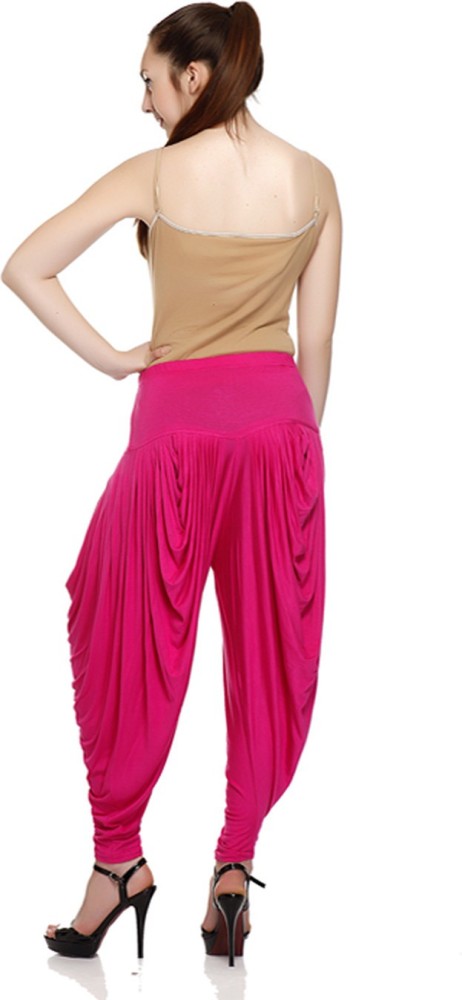 Sakhi Sang Trendy Cream Harem Patiala Pants for Women