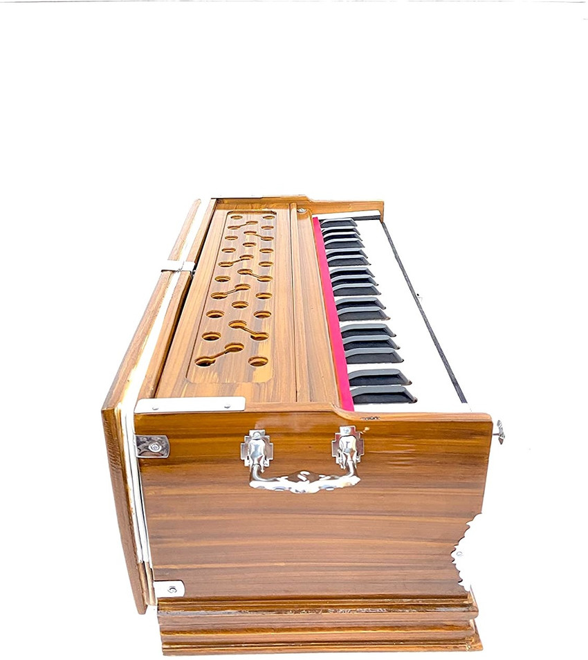 KHALAS SINGH Double Bellow Wooden Keyboard Cover 39 Keys